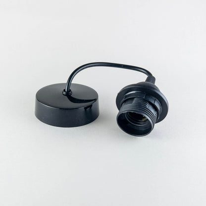 Custom Length Black Pendant Set