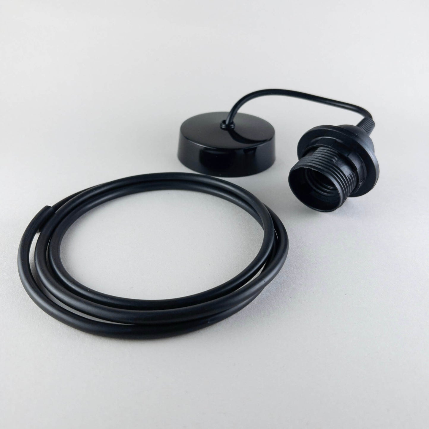 Custom Length Black Pendant Set