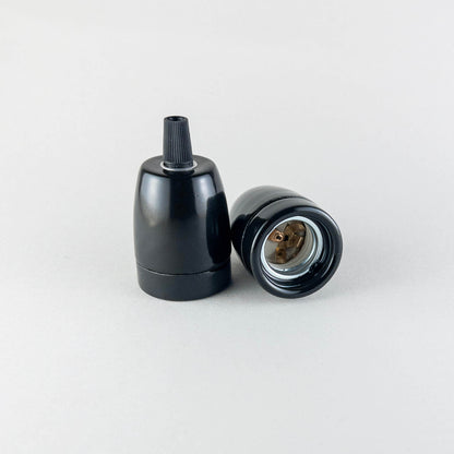 Mid-Century Porcelain Lamp Holder