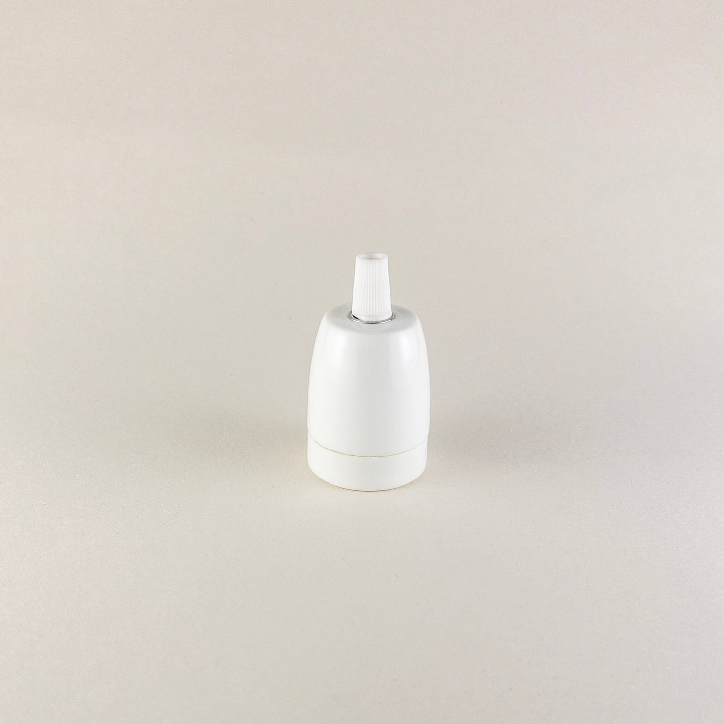 Mid-Century Porcelain Lamp Holder